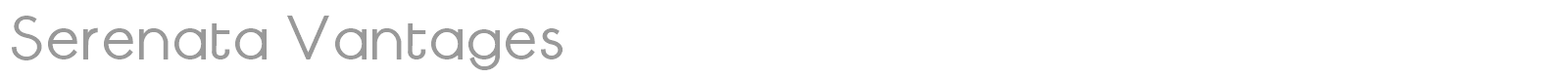 Serenata Vantages font preview